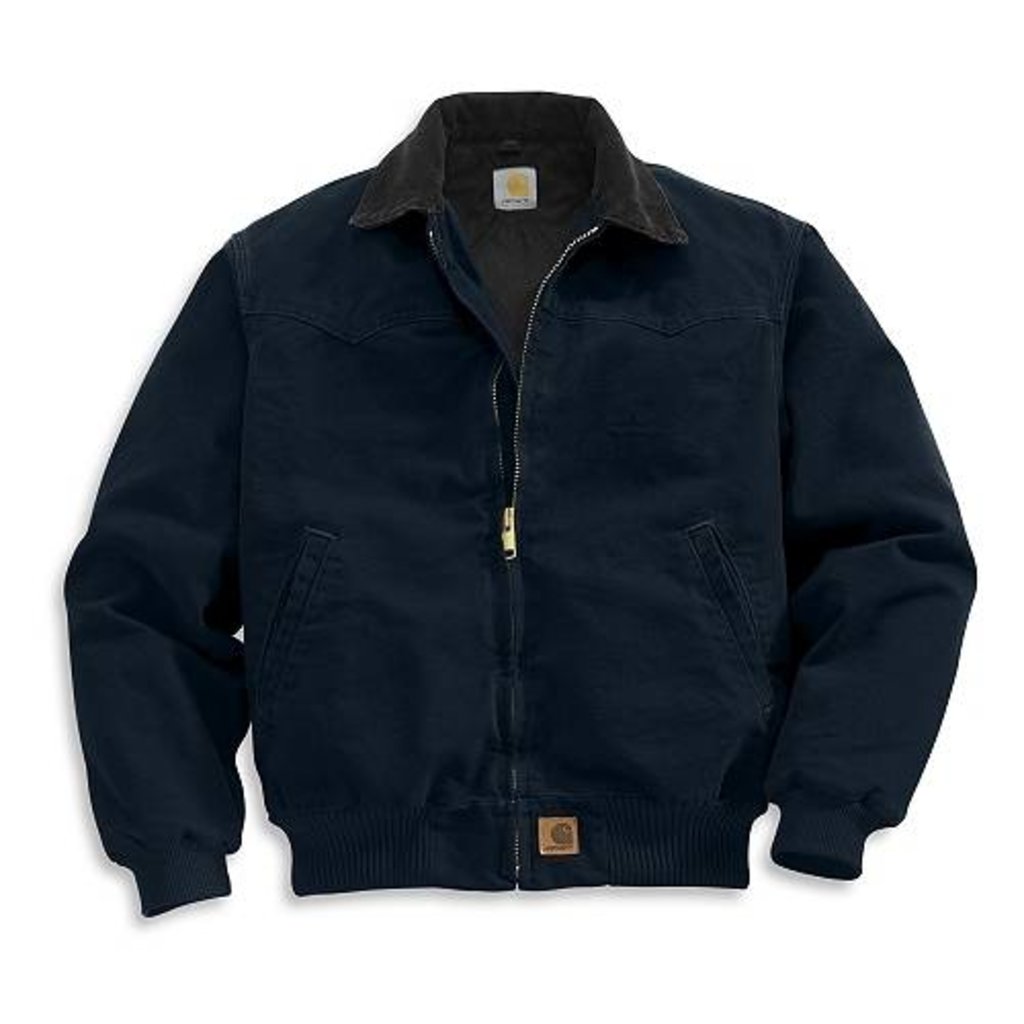 Carhartt 101228-403 Sandstone Duck Bankston Jacket Midnight Blue